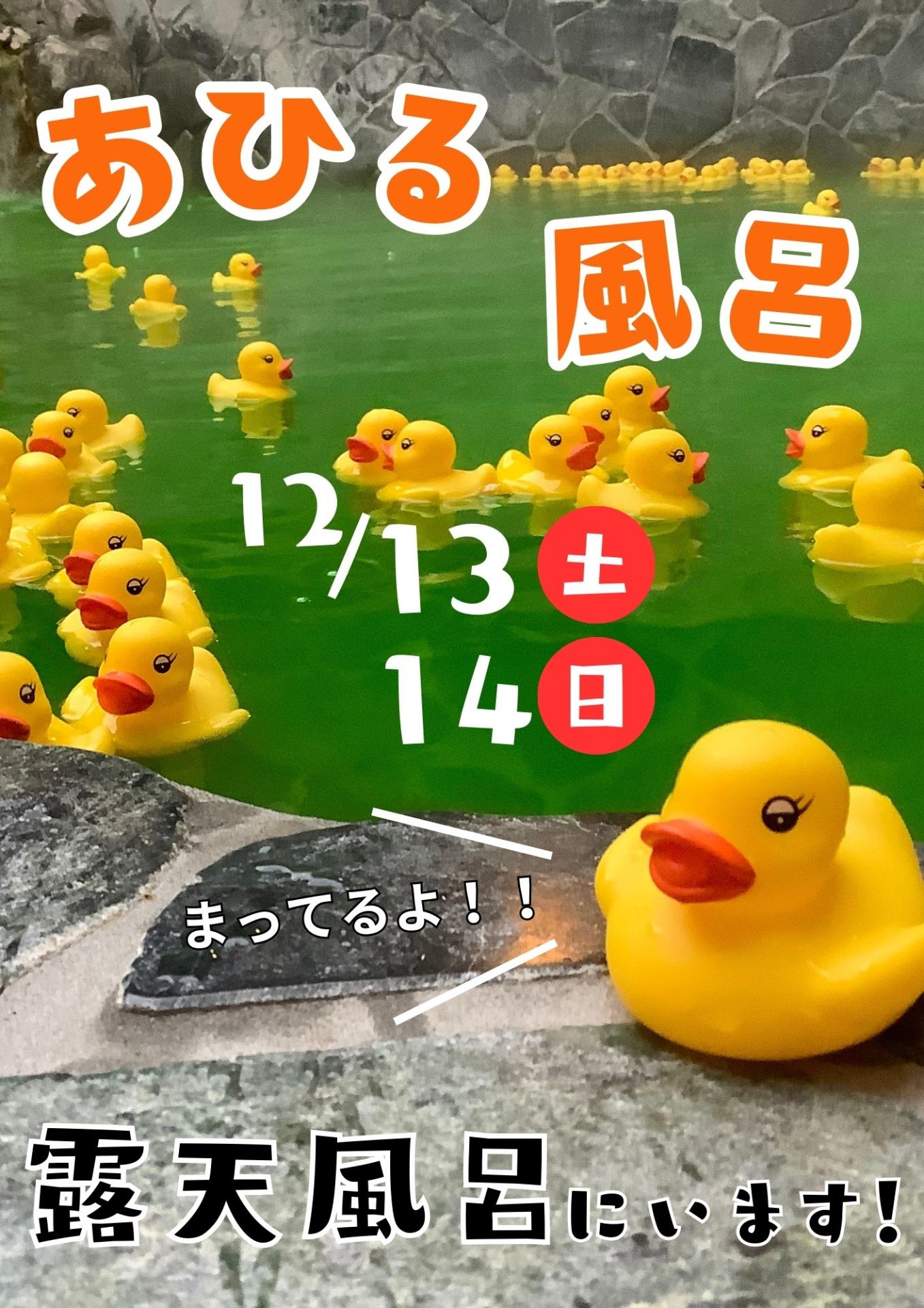 あひる風呂🐤🐤🐤